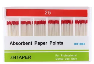 Sterile paper points-25 - 0.40 taper