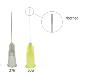 Endo irrigation needles half cut 30G